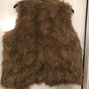 New Directions faux fur vest SzXL
